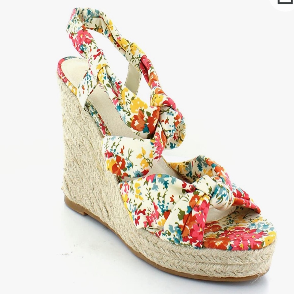 Rampage Women’s Brixton Espadrille Wedge Sandals